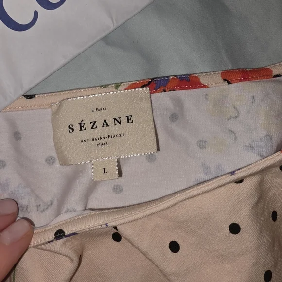 Sezane Pippa in Poppy - Floral Mini Dress Large, Like New - Picture 7 of 7